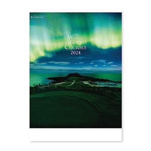 新日本カレンダー 2024年 カレンダー 壁掛け 世界のゴルフ場 年表付 738×515mm NK146の商品画像