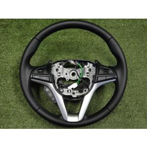 クロスビー MN71S レザーハンドル ステアリングホイール  48110-62RL1-GJL　送料...