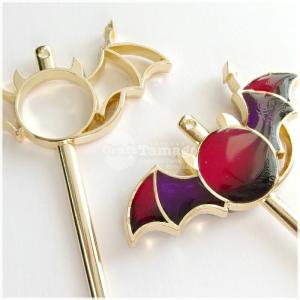 かんざしパーツ 空枠付き 小悪魔   アクセサリー パーツ 材料 卸 ハンドメイド 手芸