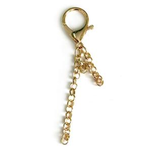 3又 バッグチャーム キーホルダー金具 チェー...の詳細画像1