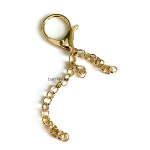 3又 バッグチャーム キーホルダー金具 チェー...の詳細画像3