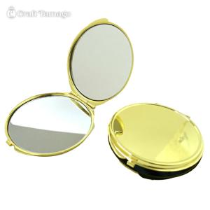 レジン用土台 コンパクトミラー 丸型 70mm 1個 資材アクセサリーパーツ