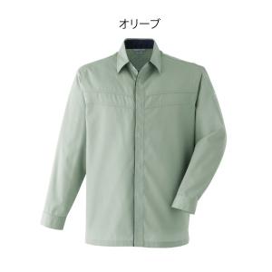 作業服 ポケットレス 長袖シャツ 春夏用 涼し...の詳細画像3