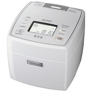 三菱電機 IHジャー炊飯器 本炭釜 5.5合炊き ピュアホワイト NJ-VW107-W