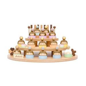 雛人形 コンパクト ひな人形 木製 かわいい prefer MOKU おひなさま15