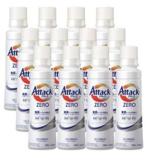 【580g×12個セット】花王　アタックゼロ　洗濯用洗剤　本体　新品