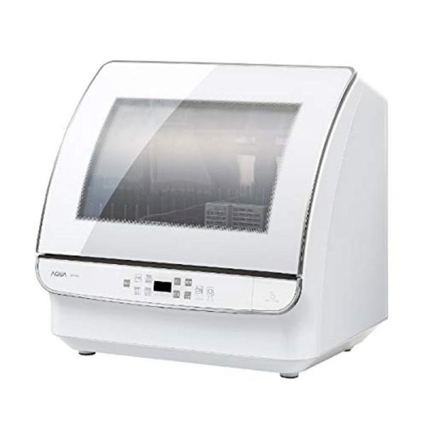 アクア 食器洗い機（ホワイト）食洗機送風乾燥機能付き AQUA ADW-GM1-W