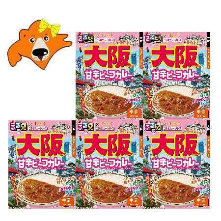 大阪 カレー 中辛 レトルトカレー るるぶ おおさか 甘辛ビーフカレー レトルト カレー 中辛 1個...