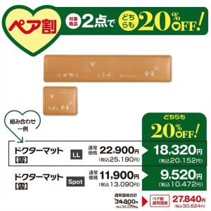 【9月1日値上げ】ドクターマット雲 (桃) S...の詳細画像3