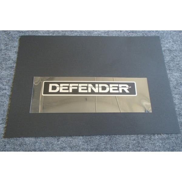 DEFENDER　ステッカー（フロントグリル上）　純正品