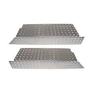 ランドローバー ディフェンダー マッドフラップ 左前 ステー付 純正品