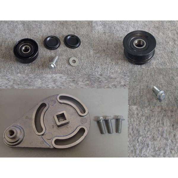 ランドローバー　ディフェンダー　クーラーベルトテンショナーレイアウト変更セット　300Tdi用