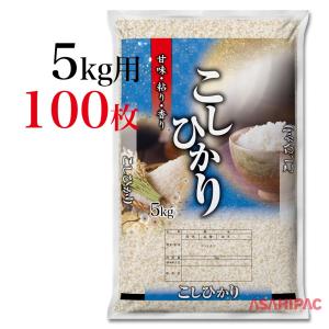 米袋 10kg 100枚 紐付き クラフト 舟底 無地 日本製 10キロ お米 窓