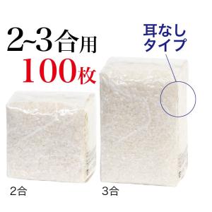 米袋 ラミ 真空SGパック 無地 3kg用 100枚セット VNL-210 お米