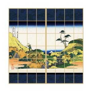アサヒペン 浮世絵 障子紙 葛飾 北斎 従千住花街眺望ノ不二 2枚1組