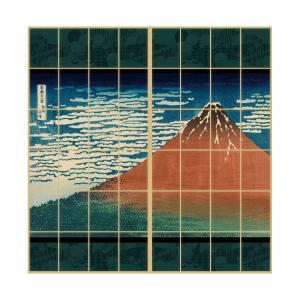 浮世絵 障子紙 葛飾 北斎 凱風快晴 2枚1組 ...の商品画像