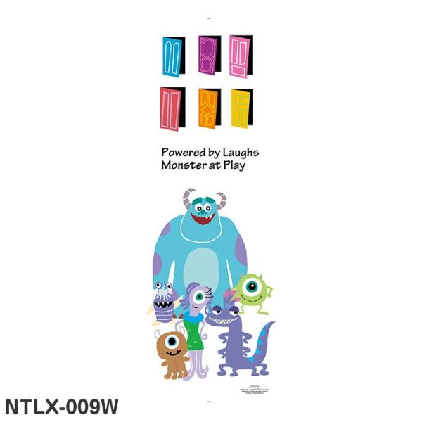 アサヒペン 壁紙 ピクサー モンスターズインク 仲間たち NTLX 009W かべ紙 張り替え DI...