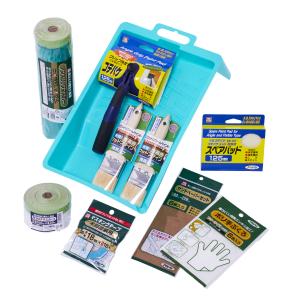 塗装用品セット 塗装道具 木部塗装 コテバケ1...の詳細画像3