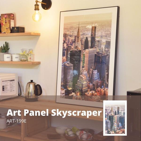 アートパネル Skyscraper W60ｘD4ｘH90 ポスター グラフィック デザインボード 壁...