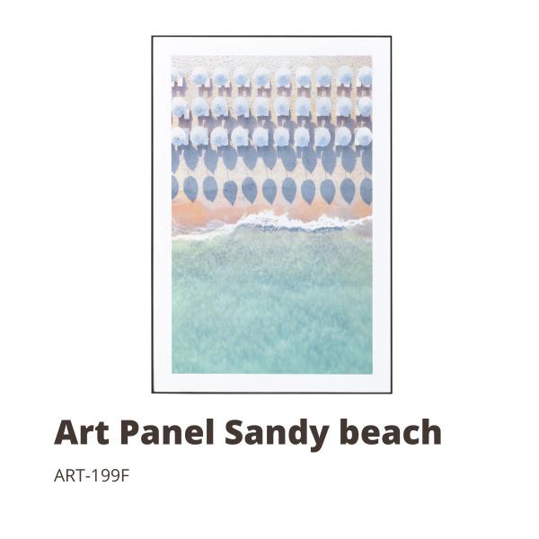 アートパネル Sandy beach W60ｘD4ｘH90 ポスター グラフィック デザインボード ...