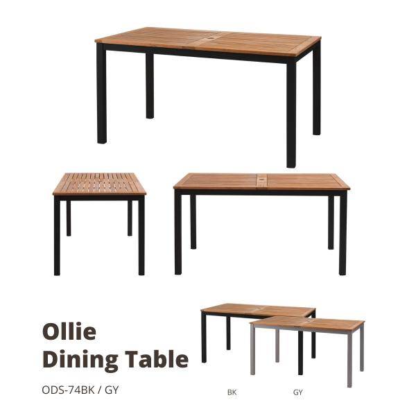 オリー ダイニングテーブル ブラック ODS-74BK 爆買