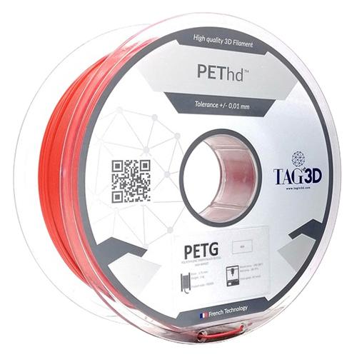 TAGin3D 3Dプリンター用フィラメント HD PETフィラメント PET HD-1.75RD ...