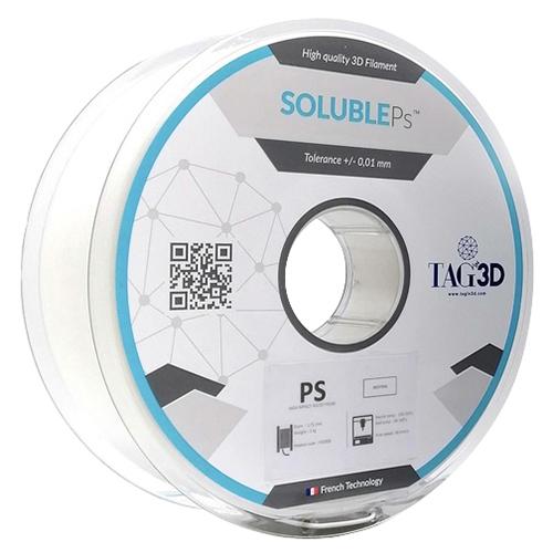 TAGin3D 3Dプリンター用フィラメント solublePsフィラメント PS-1.75WT ホ...