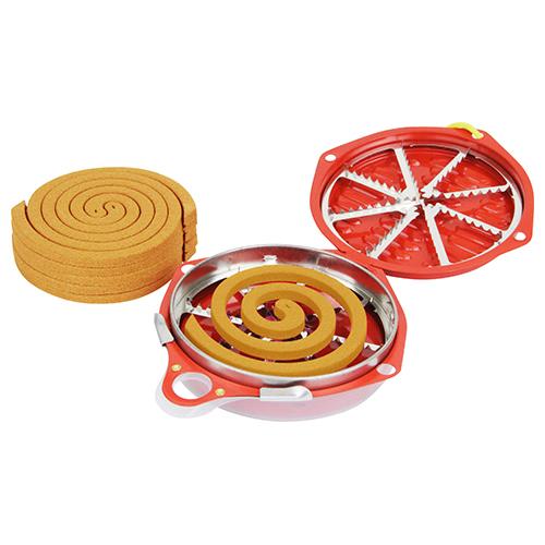 コダマ 獣よけ線香10巻携帯防虫器セット 野外専用 鹿 猪 アライグマイタチ 野良猫 獣よけ