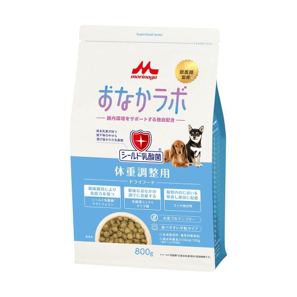 森乳サンワールド スーパーゴールド おなかラボ 体重調整用 内容量：800g ペット用品 ペット 爆...