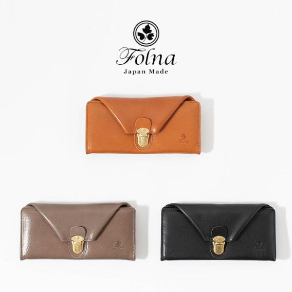 folna ヌメオイルシュリンク ワンタッチオープン長財　2993649　財布 長財布 革 レザー ...