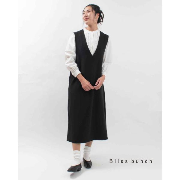 Bliss bunch ブリスバンチ Vネックワンピース 758-285 レディース ナチュラル フ...
