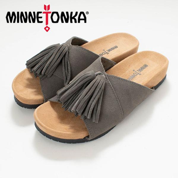 MINNETONKA　ミネトンカ　MILA Grey　MTK-5690039　サンダル　スエード　ナ...