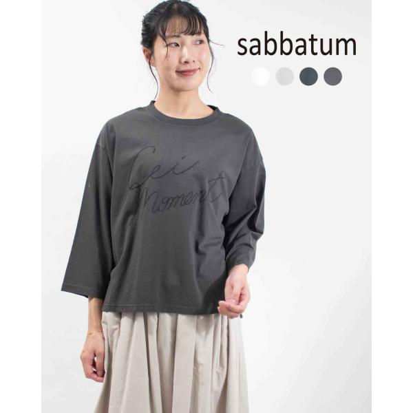 sabbatum サバタム BDTOP度詰天竺 スタンダード刺繍Tee（Cei moment） SA...