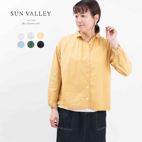 SUN VALLEY サンバレー 60コットンローンシャツ SK2009254 レデース ナチュラル...
