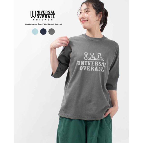 UNIVERSAL OVERALL ユニバーサルオーバーオール MIDOLE SLEEVE TEE ...