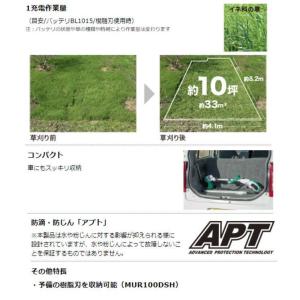 マキタ 充電式草刈機 MUR100DSH 10...の詳細画像3