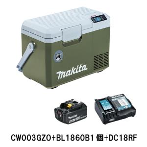 極美品 マキタ CW001GZO 40V/18V 冷温庫 オリーブ 車中泊 マキタ マキタ 40V/18V充電式保冷温庫(バッテリ・充電器別売