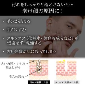 洗顔料 メンズ オーガニック 石鹸 洗顔フォー...の詳細画像5