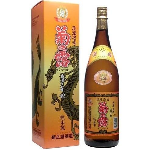 泡盛 5年古酒 菊之露 きくのつゆ 40度1800ml 沖縄県 菊之露 泡盛 箱なし
