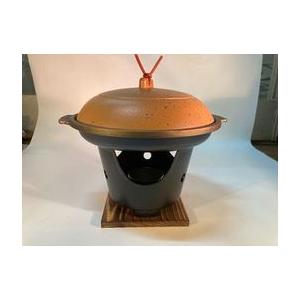 コンロ台 民芸調コンロセット 一人焼肉 ブラック 黒 無地 キャンプ