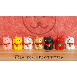 ネコ 薬師窯 錦彩福おいで招き猫 銀色 満願成...の詳細画像3