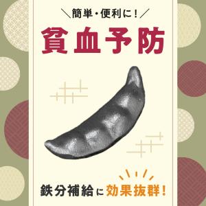 鉄 鉄分補給 エンドウ豆型 鉄玉子代替品 日本製 かわいい