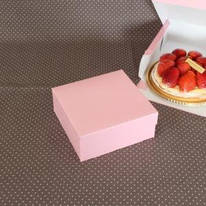 6号ホールケーキBOX65枚 タルト箱・手さげなし PCカラー65クリーム 6号 5枚入 : かっぱ橋 浅井