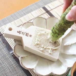 本わさび専用おろし板 鋼鮫ミニ わさびおろし わさび しょうが