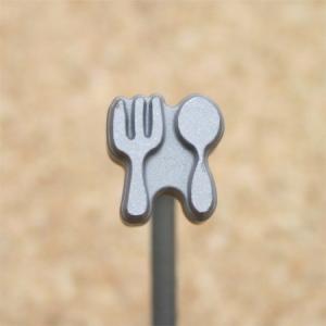 オリジナルデザイン リーズナブル焼ごて（焼印）　スプーン＆フォーク　ステンレス製