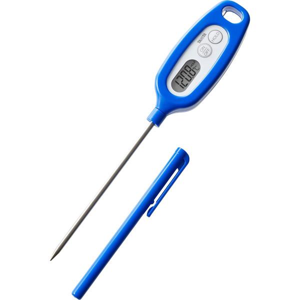 タニタデジタル温度計 TT-508NBL TANITA 料理用スティック温度計 ブルー -50℃〜2...