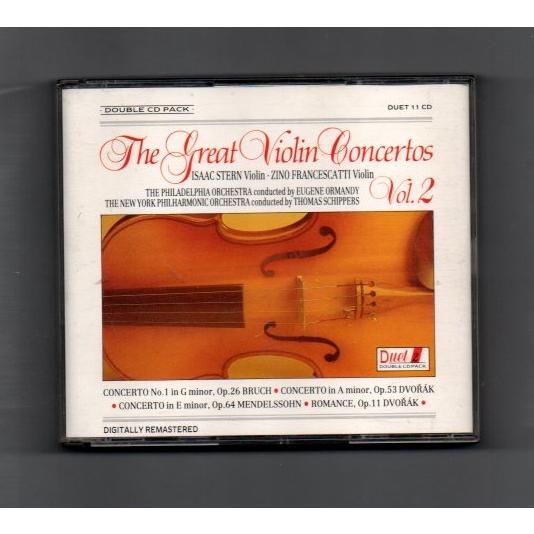 メンデルスゾーン、ブルッフ、ドヴォルザーク ヴァイオリン協奏曲 2CD ))ff-0689