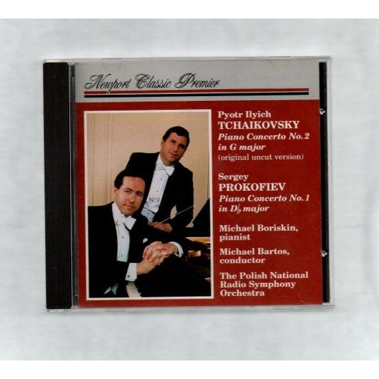 チャイコフスキー ピアノ協奏曲第２番、プロコフィエフ ピアノ協奏曲第１番 マイケル・ボリスキン CD...