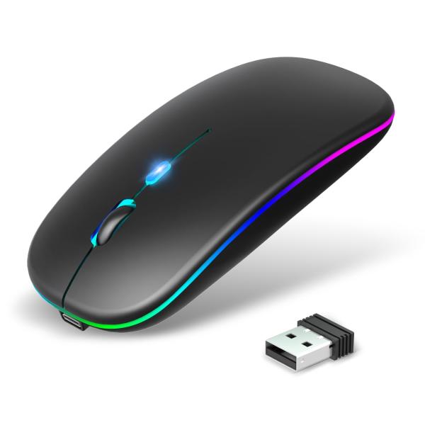 【Type-C充電式】 マウス Bluetooth5.2 無線 静音 瞬時接続 超薄型 小型 高感度...