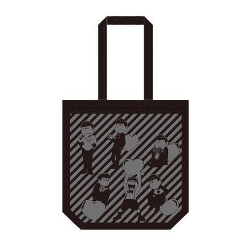 【新品】【CASE】おそ松さん LOVE松さんトートバッグ箱推しver.(黒)[お取り寄せ品]